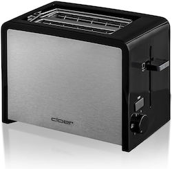 Cloer 3210 Toaster 2 Schlitze 825W Gray