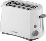 Cloer 331 Toaster 2 Slots 825W White