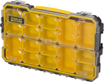 Stanley FatMax Pro Tool Compartment Organiser 14 Slot with Removable Box Yellow 43.2x26.7x6.4cm