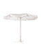 Round Aluminum Garden & Terrace Parasol White F2.8xY2.5m