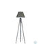 Fan Europe Vintage Floor Lamp H156xW45cm. with Socket for Bulb E27 Gray