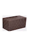 Outdoor Storage Box Brown L75xW45xH45cm