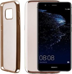 Volte-Tel Faceplate Electroplating Back Cover Σιλικόνης Χρυσό (Huawei P10 Lite)