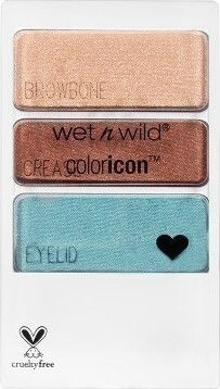 Wet n Wild Color Icon Trio Fard De Pleoape Cruelty Free Paletă Cu Fard De Pleoape În Formă Presată 3.5gr