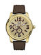 Marc Ecko Miami Men's Watch 47mm Chronograph Battery with Brown Rubber Strap