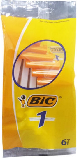 BIC Classic 1 Бръсначки за еднократна употреба с 1 острие 6бр