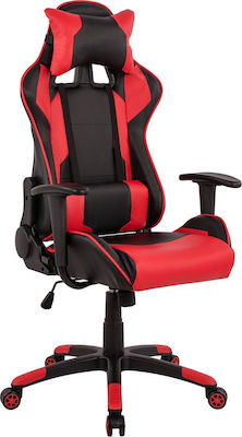 HomeMarkt HM1072.01 Gaming Chair with Adjustable Arms Red