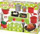 Ecoiffier Kids Kitchen Kitchen Set With Accessories for 1.5+ Years Old 21pcs