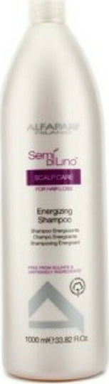 Alfaparf Milano Professional Semi Di Lino Scalp Care Energizing Shampoo for Reconstruction/Nourishment and Hydration for Fragile Hair 1000ml