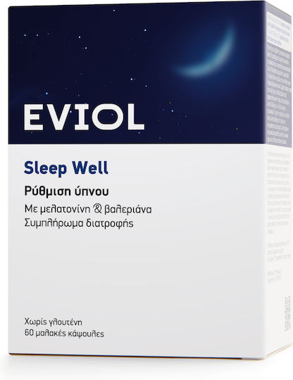 EVIOL Sleep Well Supplement for Sleep 60 Softgels