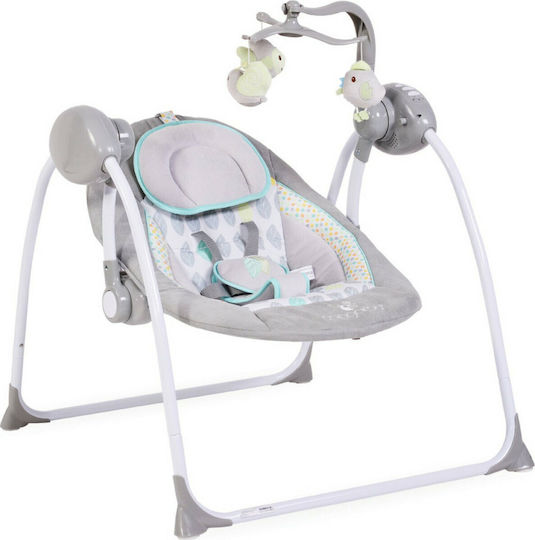 Cangaroo Electric Baby Relax Swing Swing Plus with Music Grey for Child up to 9kg