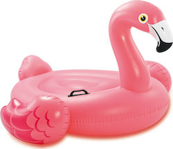 Intex Παιδικό Φουσκωτό Ride On Θαλάσσης Flamingo με Χειρολαβές Ροζ 142εκ.