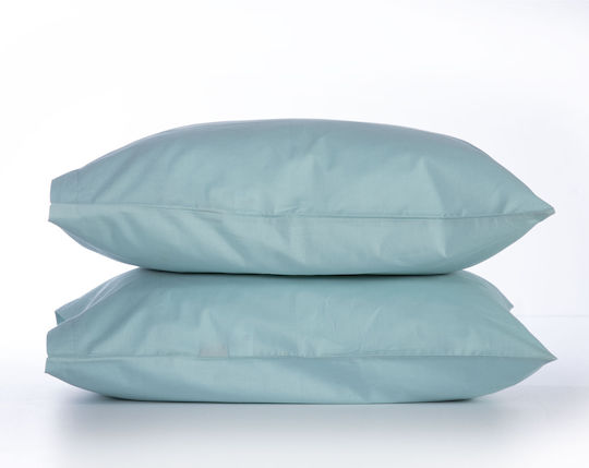 Nef-Nef Homeware Basic Сет Калъфки за Възглавници с корица за плик 728 Aqua 52x72см.