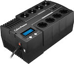 CyberPower BR1200ELCD USV 1200VA 720W mit 8 Schuko Steckdosen