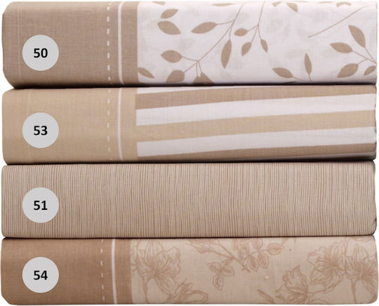 Anna Riska Mix & Match Stripe Σετ Μαξιλαροθήκες Oxford Ecru 53 50x70εκ.