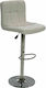 Diana Collapsible Bar Stool with Backrest Padded with Artificial Leather White 2pcs 44x40x90cm