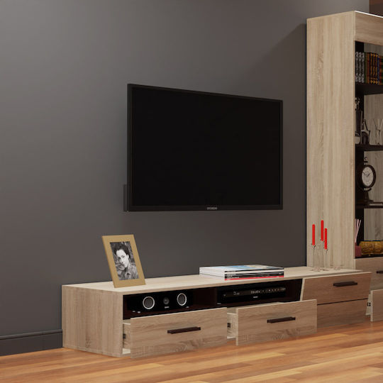 Solo Bodenstehend Sonoma Wenge 180x52x34cm