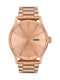 Nixon Ceas Barbati 42mm Baterie cu Brățară din Metal Rose Gold