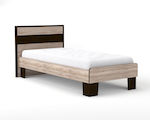 Κρεβάτι Μονό Ξύλινο Scarlet 90x200cm