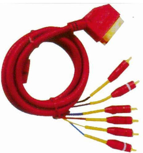 Bridge Cable Cablu Scart de sex masculin - Componenta masculină 1.5m Roșu 30417