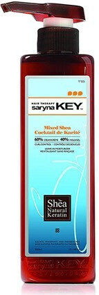 Saryna Key Mixed Shea 60% Cream 40% Glaze Anti-Frizz Hair Styling Cream for Curls with Light Hold 300ml