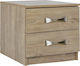 Wooden Bedside Table Sonama 48x40x42cm