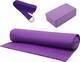 Optimum Pilates Set 3pcs Exercise Mat Purple (173x61x0.6cm)
