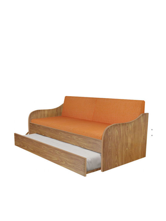 Παιδικό Κρεβάτι Καναπές για Στρώμα 80x190cm Δρυς Silky