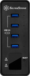 Silverstone EP03 USB 3.0 3 Port Hub with USB-A Connection and External Power Supply