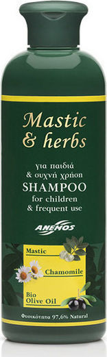 Anemos Bio Kinder Shampoo Mastic & Herbs mit Kamille / Olive / Mastix in Gel-Form 300ml