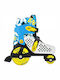 Athlopaidia Quad Einstellbar Rollers Blau Erwachsene/Kinder