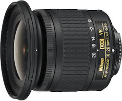 Nikon Crop Camera Lens AF-P DX Nikkor 10-20mm f/4.5-5.6G VR Wide Angle Zoom for Nikon F Mount Black