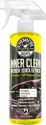 Chemical Guys Lichid Curățare pentru Tapițerie cu Aromă Ananas InnerClean - Interior Quick Detailer & Protectant 473ml SPI66316