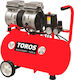 Toros Silent Oilfree Cu o singură fază Compresor de aer cu Rezervor de aer 24lt 40145
