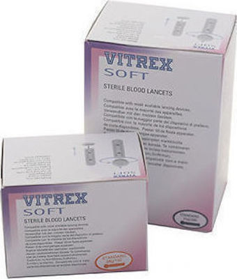 Winmedica Vitrex Soft Lancets Σκαρφιστήρες 30G 50τμχ