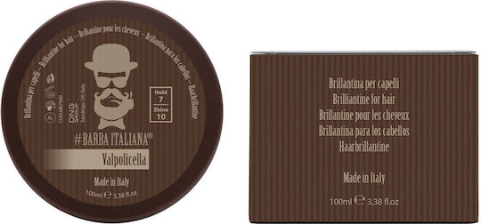 Barba Italiana Valpolicella Brilliantine for Hair Pomade για Δυνατό Κράτημα & Λάμψη 100ml