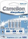 Camelion AlwaysReady Rechargeable Battery AAA Ni-MH 800mAh 1.2V 4pcs