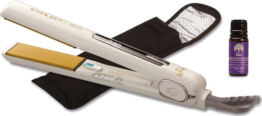 GA.MA Starlight Argan Laser Ion GI0101 Πρέσα Μαλλιών με Κεραμικές Πλάκες 39W Limited Edition
