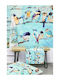 Espiel Runner Birds Light Blue 40x180cm