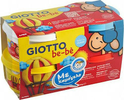 Giotto 4 Plastilinas of Plasticine Bebe for 2+ Years 000464901