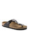 Gizeh Birko-Flor Patent Women's Anatomic Sandals Black Regular Fit