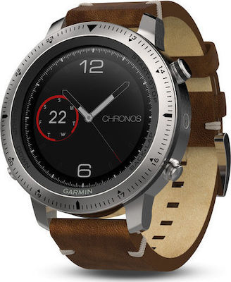 garmin chronos leather band