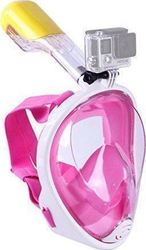BlueMar Full Face Diving Mask Full Face Ninja Free Breath S/M Pink
