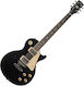 JM Forest LP300 Black Electric Guitar Single cut with HH Pickup Configuration Black