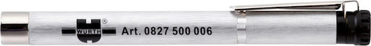 Wurth Flashlight LED IP20 with Maximum Brightness 22lm 2x Micro/LR03