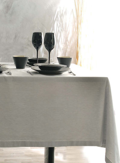 Rythmos Tablecloth Cotton Inez Gray 140x140cm