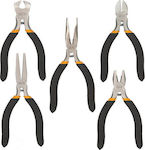 Topex Set of 5 Side Cutters Pliers set Curved Length 125mm 5pcs