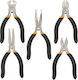 Topex Set 5 Alică Laterale Set De Clești Curbate Lungime 125mm 5 Bucăți