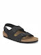 Birkenstock Milano Birko-Flor Damen Flache Sandalen Anatomisch in Schwarz Farbe Schmal Passform