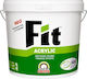 Vivechrom Fit Acrylic Plastic Acrilyc Paint for Exterior Use White 9lt